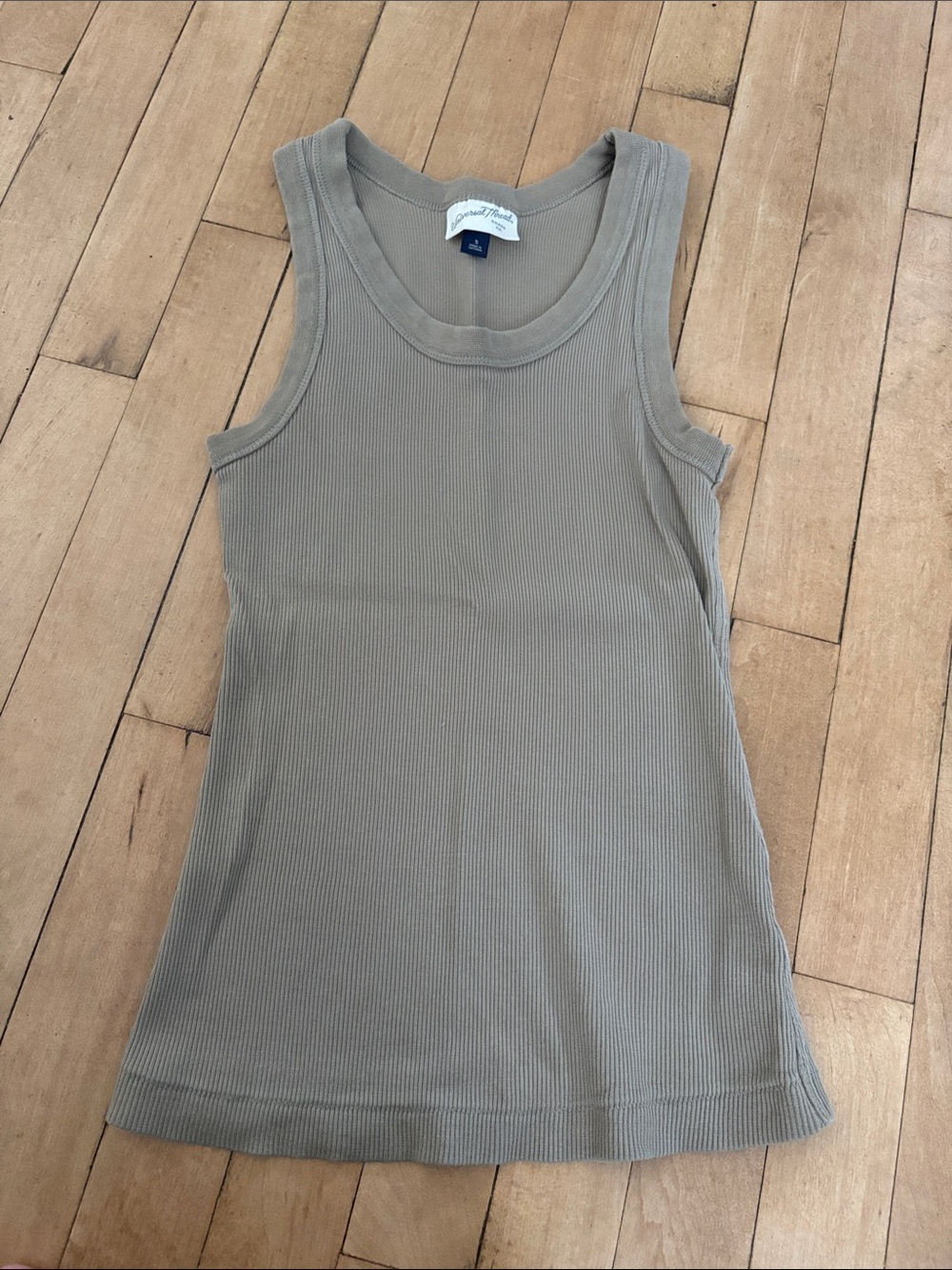 Casual Ribbed Tank Top